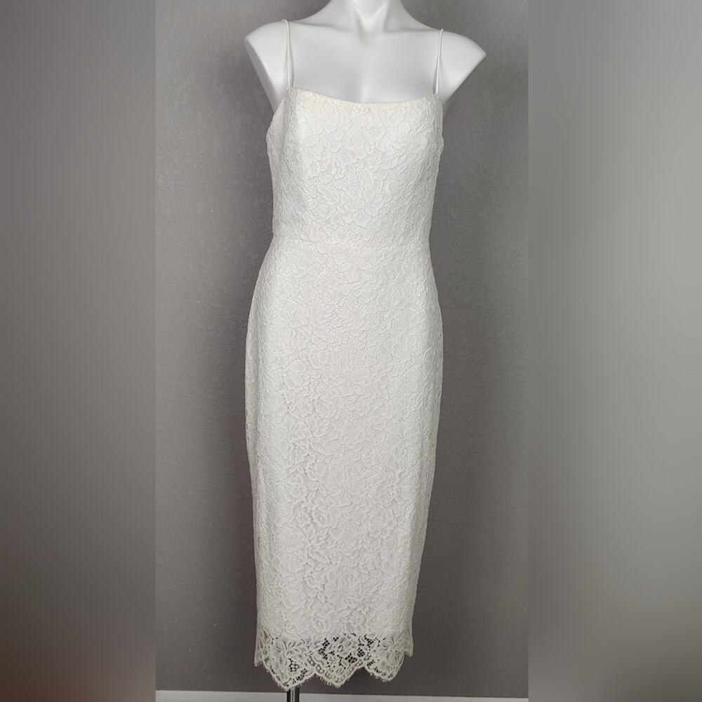 NEW Jenny Yoo Harley Dress Ivory Lace Boned Bodice Bridal Gown Size 8 - Picture 4 of 16